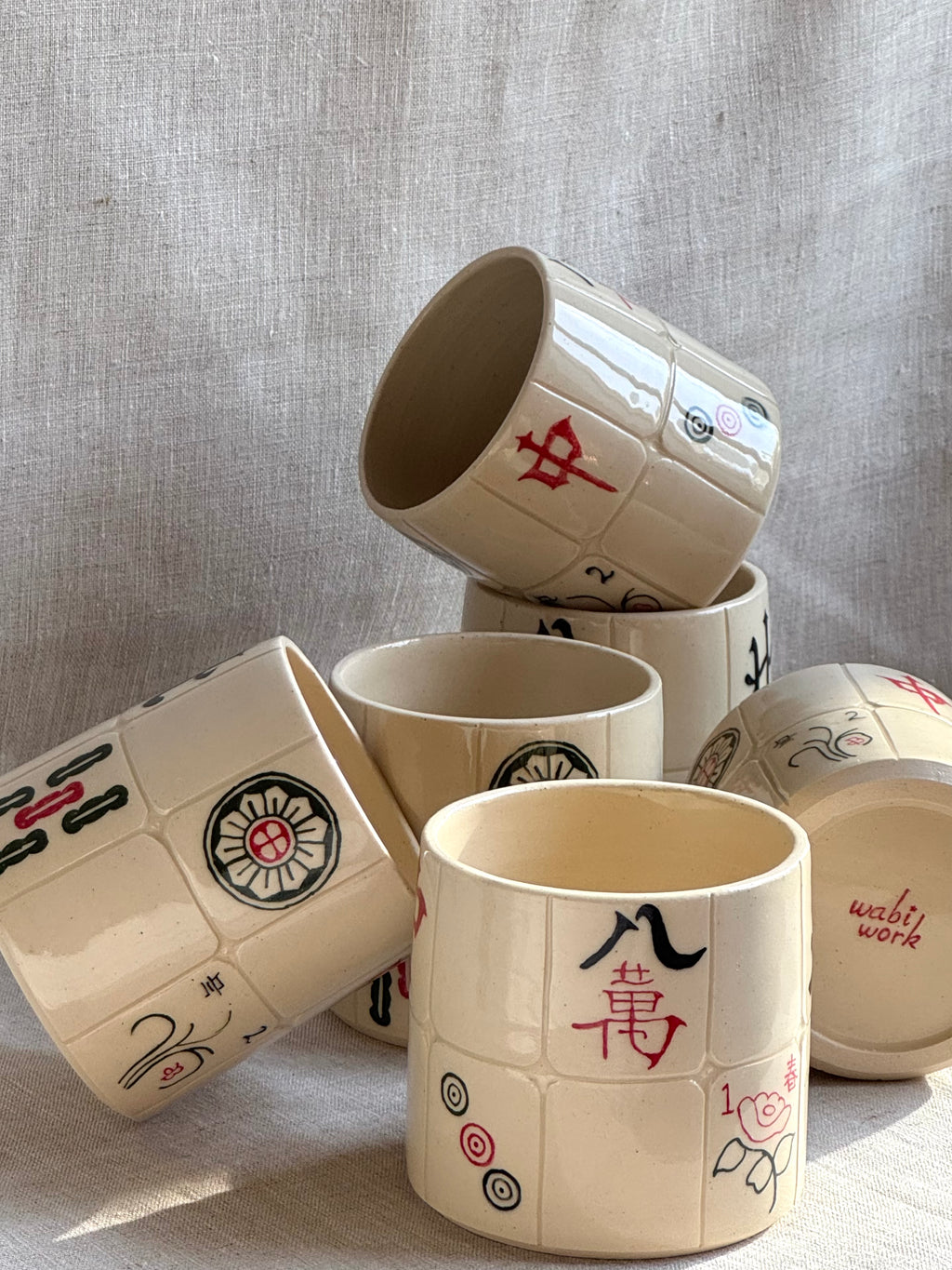 Mahjong Tile Cup