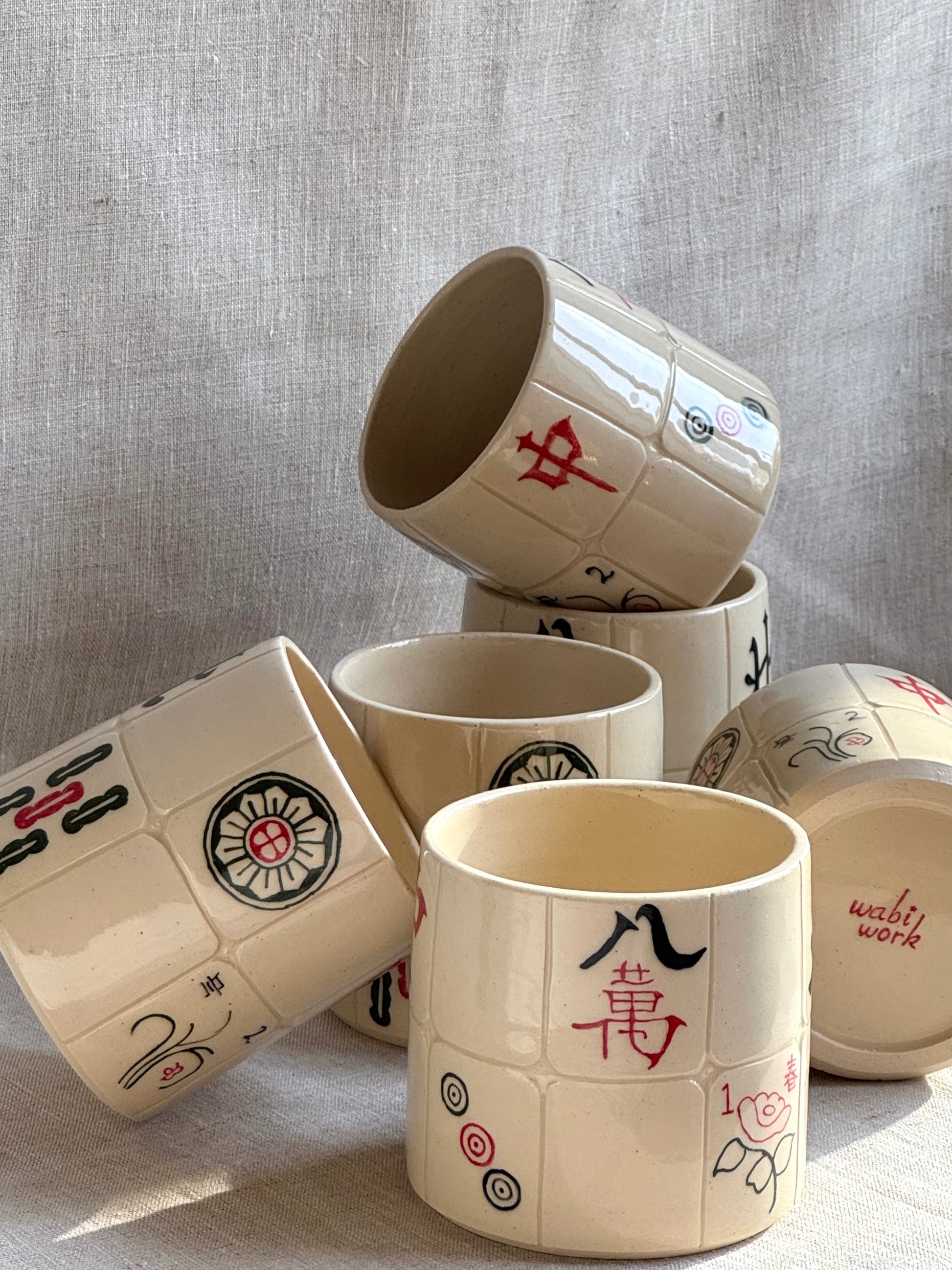 Mahjong Tile Cup